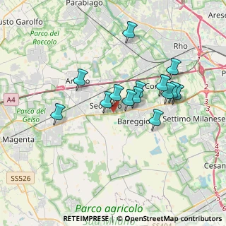 Mappa Via Martiri della Libertà, 20018 Sedriano MI, Italia (3.10357)