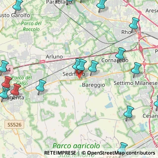 Mappa Via Martiri della Libertà, 20018 Sedriano MI, Italia (6.7465)