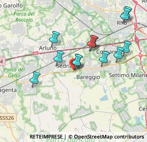 Mappa Via Martiri della Libertà, 20018 Sedriano MI, Italia (3.59917)