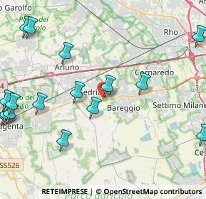 Mappa Via Martiri della Libertà, 20018 Sedriano MI, Italia (6.11053)