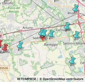 Mappa Via Martiri della Libertà, 20018 Sedriano MI, Italia (6.7465)