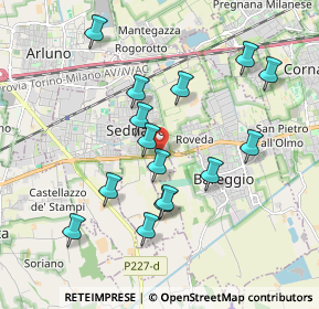 Mappa Via Martiri della Libertà, 20018 Sedriano MI, Italia (1.812)