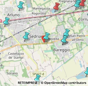 Mappa Via Martiri della Libertà, 20018 Sedriano MI, Italia (3.24813)