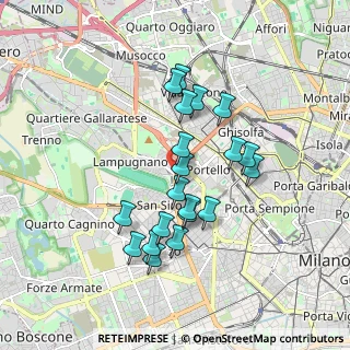 Mappa Piazza Carlo Stuparich, 20148 Milano MI, Italia (1.5745)