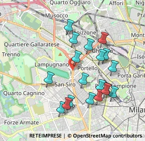 Mappa Piazza Carlo Stuparich, 20148 Milano MI, Italia (1.83368)