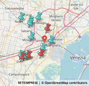 Mappa Via Ghetto, 30174 Venezia VE, Italia (7.30357)