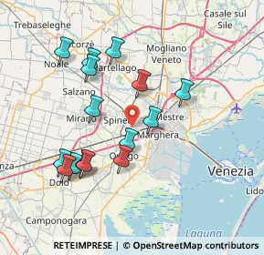 Mappa Via Ghetto, 30174 Venezia VE, Italia (7.21867)