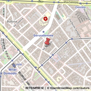 Mappa Via Saronno,  3, 20154 Milano, Milano (Lombardia)