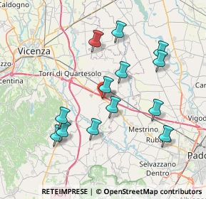 Mappa Via Vittorio Veneto, 36040 Grisignano di Zocco VI, Italia (7.29846)