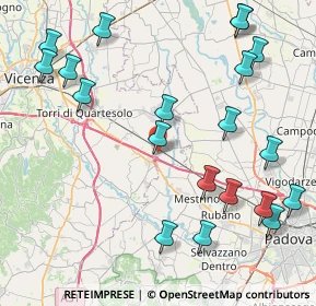 Mappa Via dell'Industria, 36043 Grisignano di Zocco VI, Italia (10.2455)