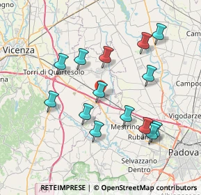 Mappa Via dell'Industria, 36043 Grisignano di Zocco VI, Italia (7.33071)