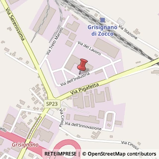 Mappa Via dell'Industria, 34, 36040 Grisignano di Zocco, Vicenza (Veneto)