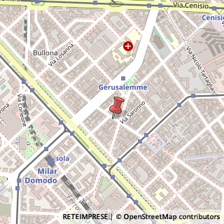 Mappa Via Piero della Francesca, 13, 20154 Milano, Milano (Lombardia)
