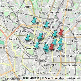 Mappa Via Fratelli Castiglioni, 20124 Milano MI, Italia (1.42588)