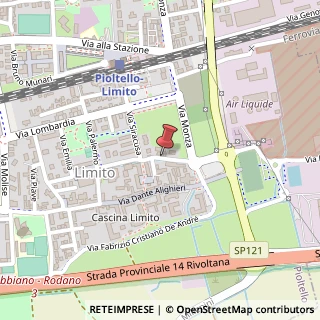 Mappa Via Antonio Gramsci, 3/b, 20096 Pioltello, Milano (Lombardia)