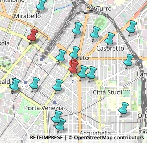 Mappa Via Claudio Monteverdi, 20131 Milano MI, Italia (1.126)