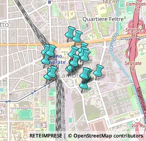 Mappa Rimembranze Di Lambrate, 20134 Milano MI, Italia (0.2365)