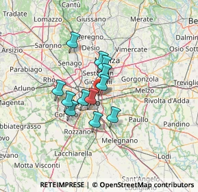 Mappa Rimembranze Di Lambrate, 20134 Milano MI, Italia (8.89083)