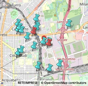 Mappa Rimembranze Di Lambrate, 20134 Milano MI, Italia (0.9455)