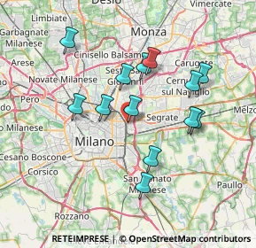 Mappa Rimembranze Di Lambrate, 20134 Milano MI, Italia (6.58385)