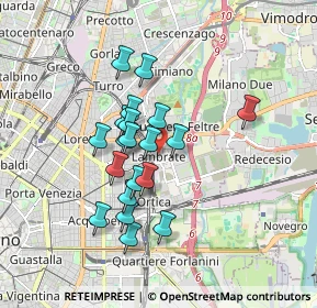Mappa Rimembranze Di Lambrate, 20134 Milano MI, Italia (1.419)
