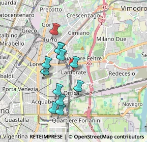 Mappa Rimembranze Di Lambrate, 20134 Milano MI, Italia (1.60231)