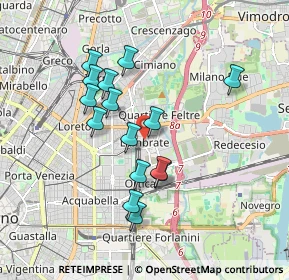 Mappa Rimembranze Di Lambrate, 20134 Milano MI, Italia (1.59467)