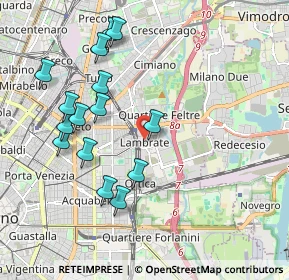 Mappa Rimembranze Di Lambrate, 20134 Milano MI, Italia (2.01533)