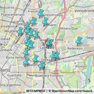 Mappa Via Muzio Scevola, 20124 Milano MI, Italia (1.8845)