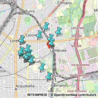 Mappa Via Privata degli Orombelli, 20131 Milano MI, Italia (1.025)