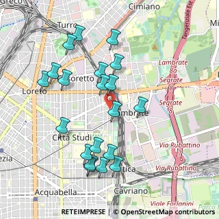 Mappa Via Privata degli Orombelli, 20131 Milano MI, Italia (1.0065)