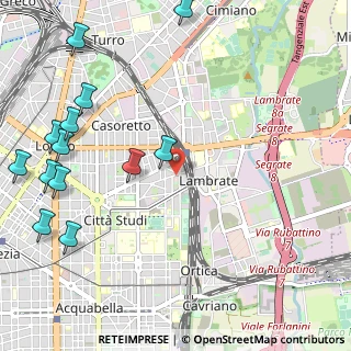Mappa Via Privata degli Orombelli, 20131 Milano MI, Italia (1.46)