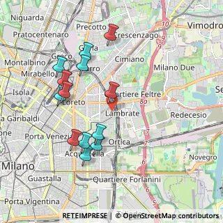 Mappa Via Privata degli Orombelli, 20131 Milano MI, Italia (1.94)