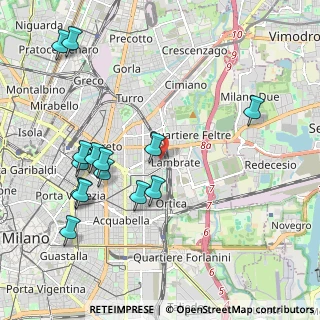 Mappa Via Privata degli Orombelli, 20131 Milano MI, Italia (2.28143)