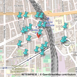 Mappa Via Privata degli Orombelli, 20131 Milano MI, Italia (0.2425)