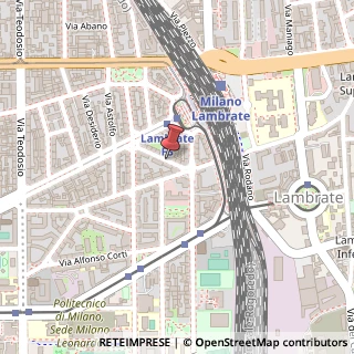 Mappa Via degli Orombelli, 11, 20131 Milano, Milano (Lombardia)