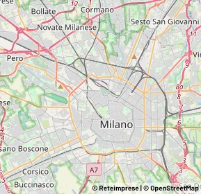 Mappa 20154 Milano MI, Italia (2.986)