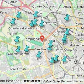 Mappa Via Marco Cremosano, 20148 Milano MI, Italia (2.328)