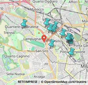 Mappa Via Marco Cremosano, 20148 Milano MI, Italia (1.6775)