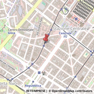 Mappa Via Fabio Filzi,  12, 20124 Milano, Milano (Lombardia)