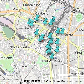Mappa Via 20124, 20124 Milano MI, Italia (0.7215)