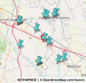 Mappa Via Ferramosca, 36040 Grisignano di Zocco VI, Italia (4.07375)