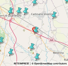 Mappa Via Ferramosca, 36040 Grisignano di Zocco VI, Italia (6.14583)