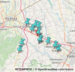 Mappa Via Ferramosca, 36040 Grisignano di Zocco VI, Italia (5.46917)