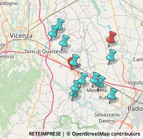 Mappa Via Ferramosca, 36040 Grisignano di Zocco VI, Italia (6.62917)