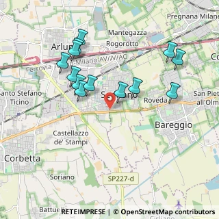 Mappa Via Santa Chiara, 20018 Sedriano MI, Italia (1.90615)