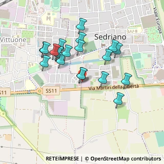 Mappa Via Santa Chiara, 20018 Sedriano MI, Italia (0.4265)