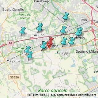 Mappa Via Santa Chiara, 20018 Sedriano MI, Italia (3.48071)