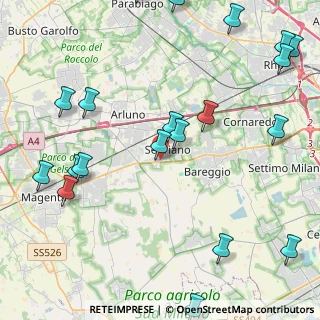 Mappa Via Santa Chiara, 20018 Sedriano MI, Italia (5.8065)