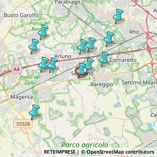 Mappa Via Santa Chiara, 20018 Sedriano MI, Italia (3.89)